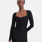 Vestito Corto Donna Guess Manica lunga, Effetto bandage Aviana W6BK84Z1787