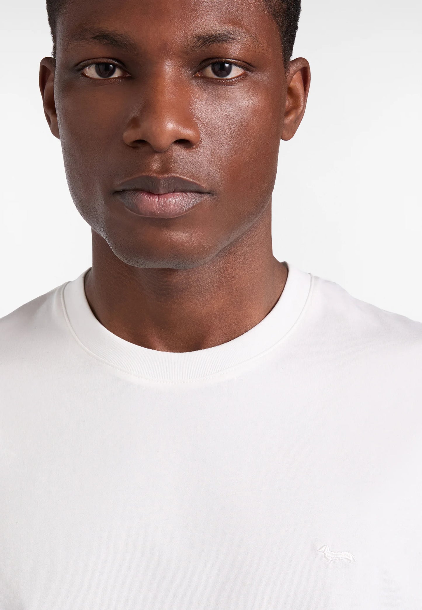 T-Shirt Manica Corta Uomo Harmont & Blaine Fit Relaxed Tinta Unita  IXQ243021771