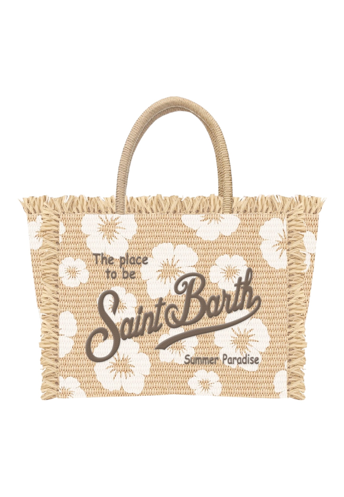 Borsa A Mano Donna Mc2 Saint Barth Hibiscus Colette Straw N COL0017