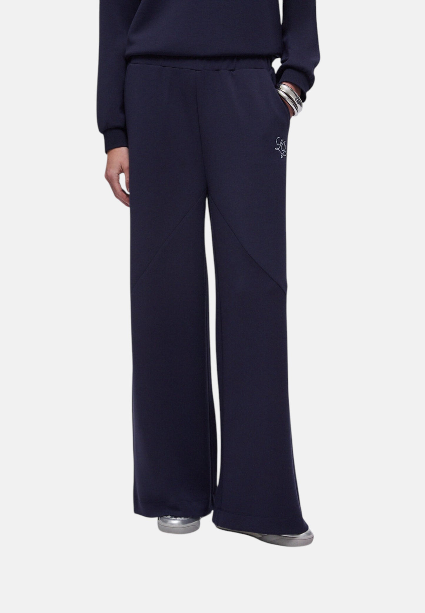 Pantaloni Flare Fit Donna Liu Jo In Scuba Eco Line TA6080JS869