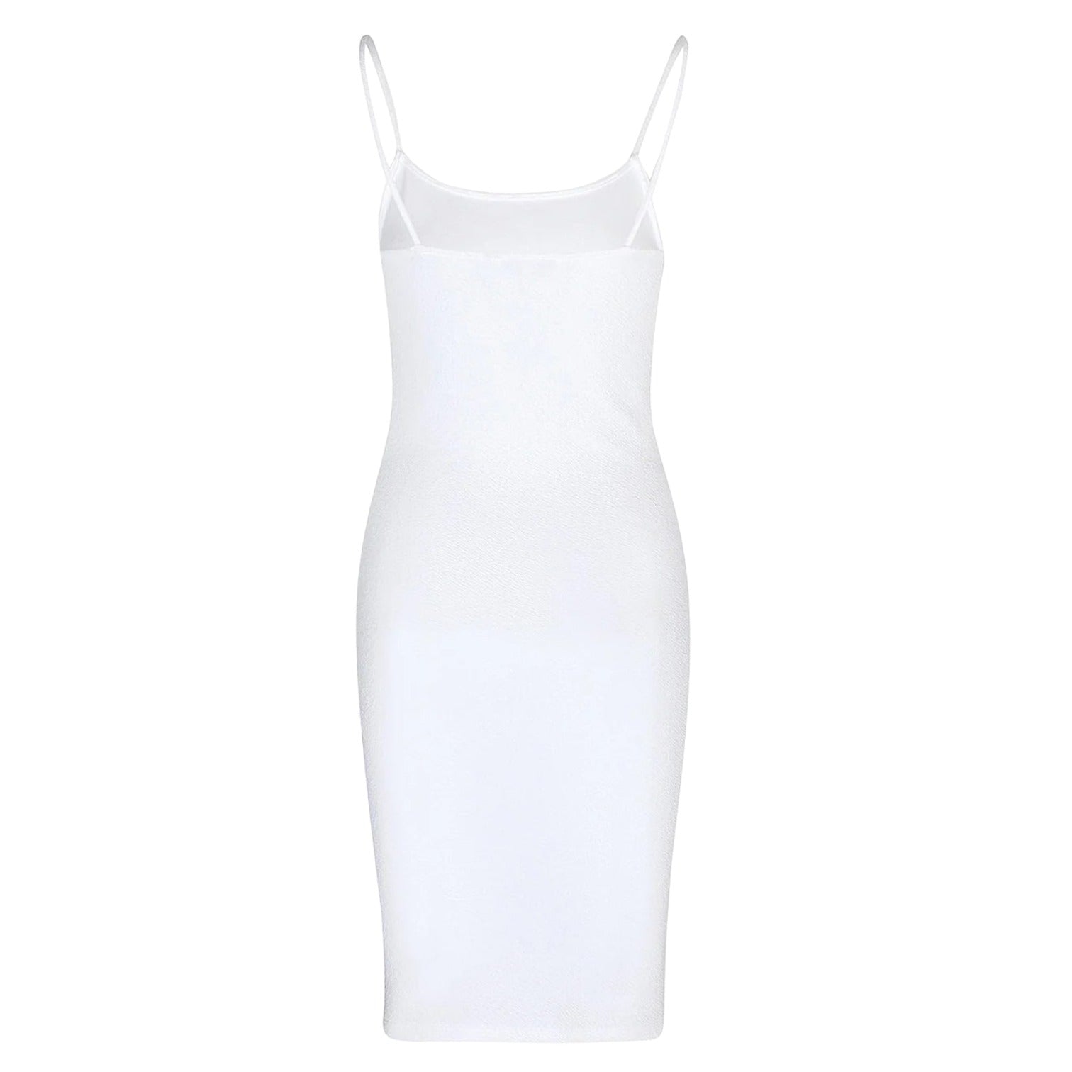 Vestito Midi Donna Calvin klein Jeans Senza Maniche Slub Rib Strappy J20J221149