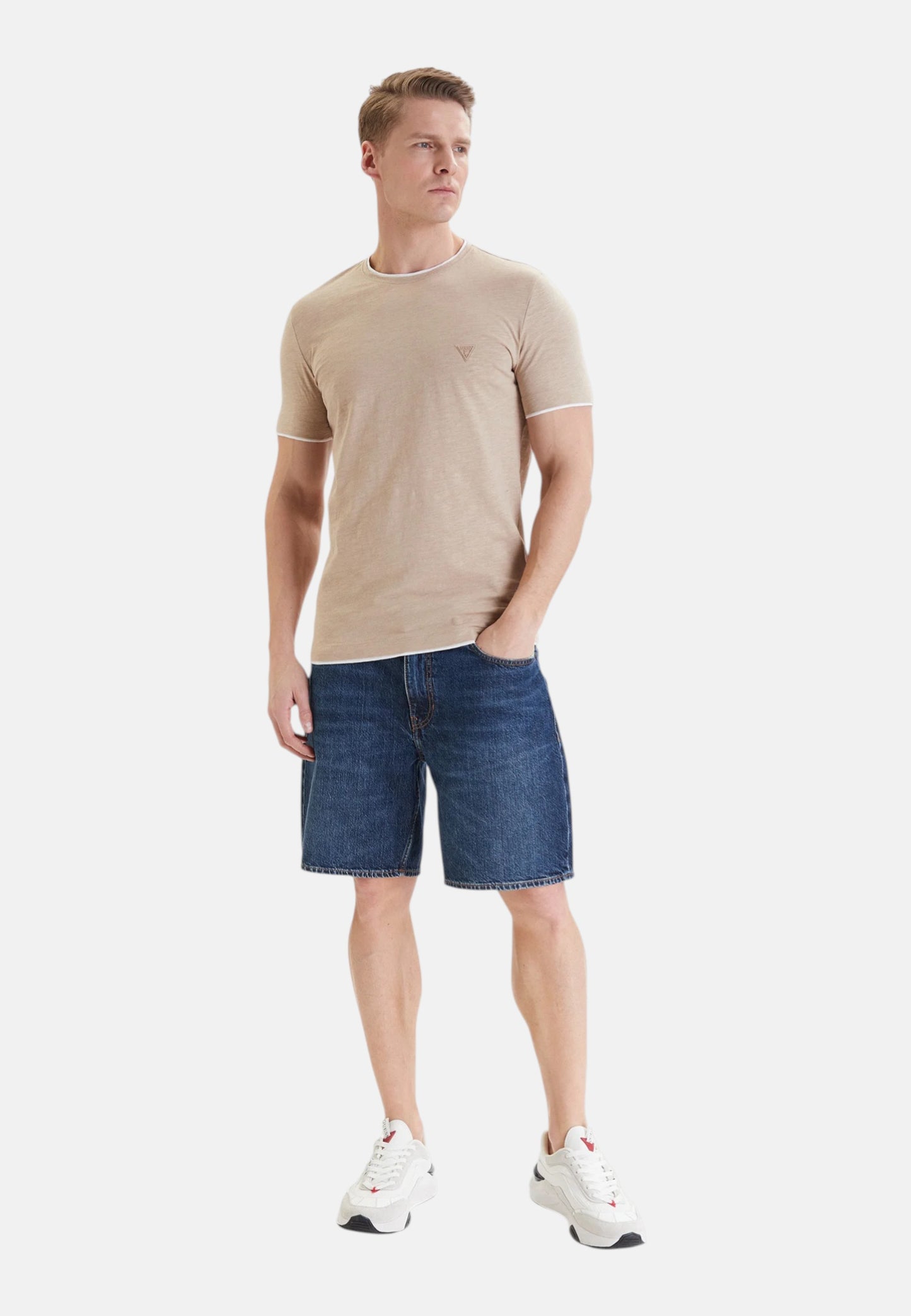 T-Shirt Manica Corta Uomo Guess  Double Layer F6GI06K6XN4