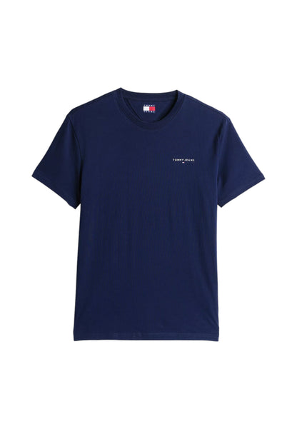 T-Shirt Manica Corta Uomo Tommy Jeans  Tjm Slim Linear Chest