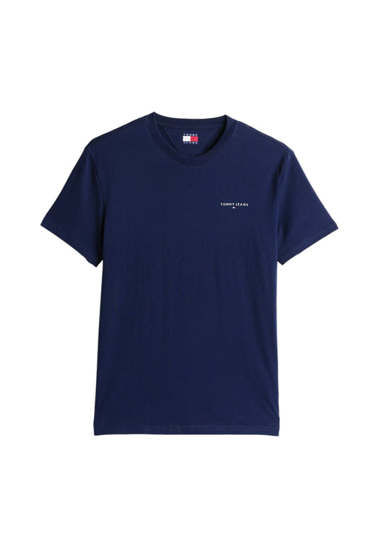 T-Shirt Manica Corta Uomo Tommy Jeans  Tjm Slim Linear Chest