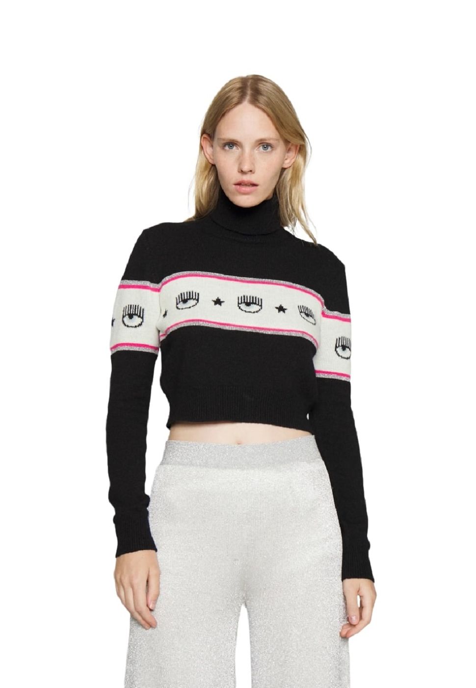 Maglione Collo Alto Donna Chiara Ferragni   73CBFM27CMA10