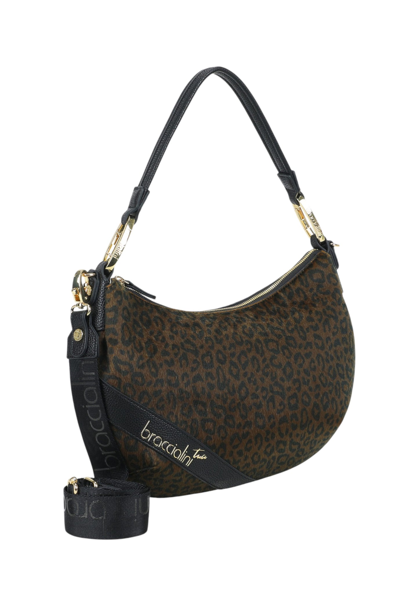 Borsa A Spalla Donna Braccialini Leopard Beth Animalier B18572YY