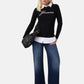 Maglione A Girocollo Donna Guess Logo Georgia W6BR53Z1454