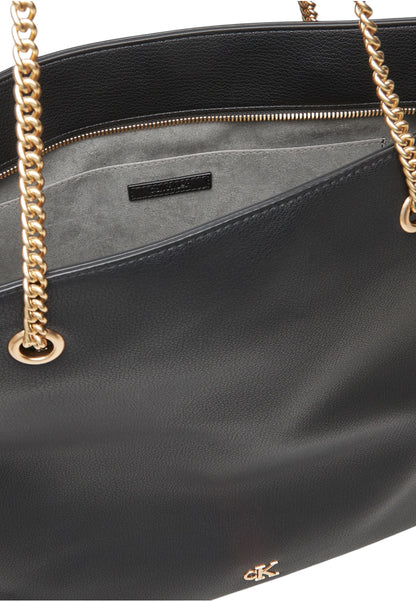 Borsa A Spalla Donna Calvin klein Tote Minimal Monogram Chain