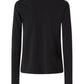 T-Shirt Manica lunga Donna Pinko Girocollo, maniche lunghe, vestibilit� regular, jersey di puro cotone, logo Love Birds floccato dall�effetto vellutato sul petto Toblino 107292A3HP