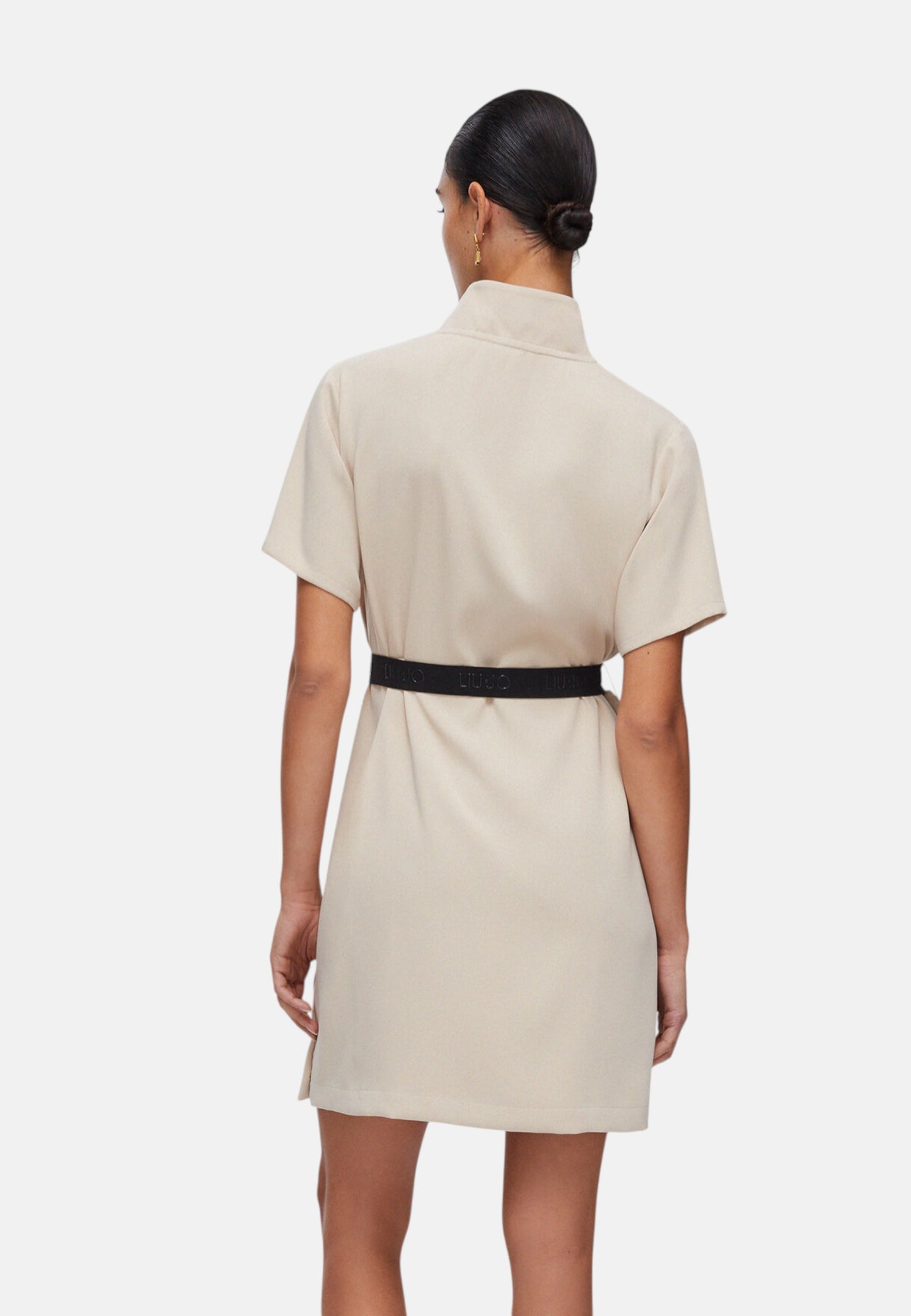 Vestito Corto Donna Liu Jo Tessuto Navetta Tinta Unita Eco Line TA6020TS923