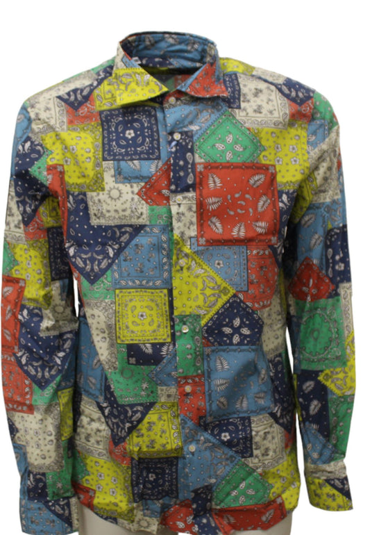 Camicia Manica lunga Uomo Manuel Ritz A Fantasia  3632E602L243344