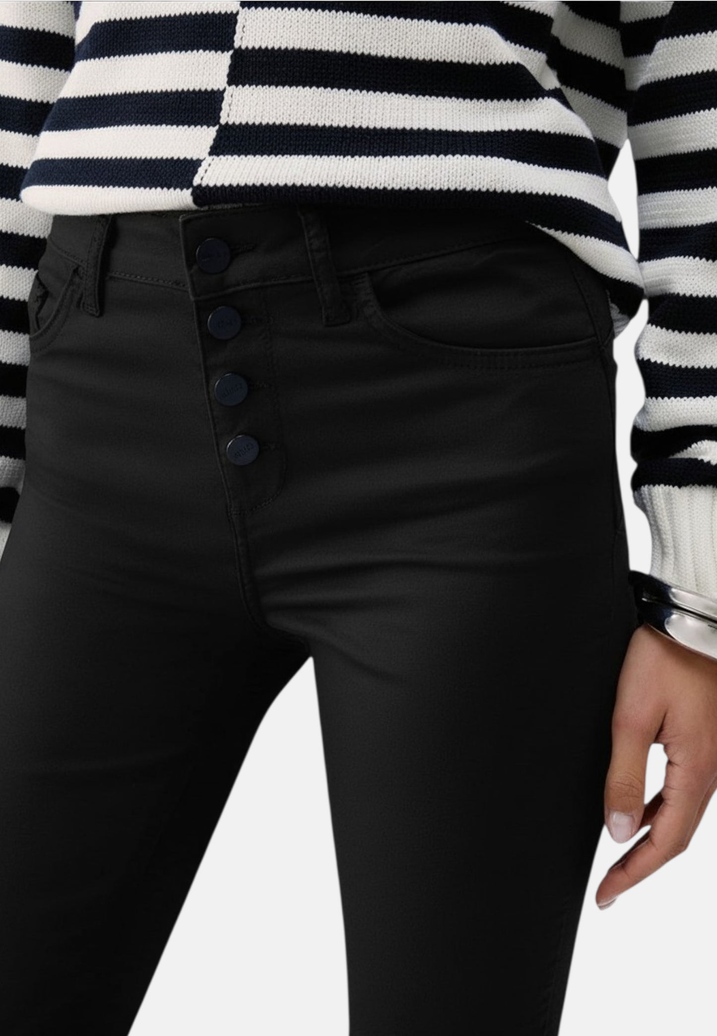 Pantaloni Flare Fit Donna Liu Jo Cropped Vita Alta Princess WA6256T367A