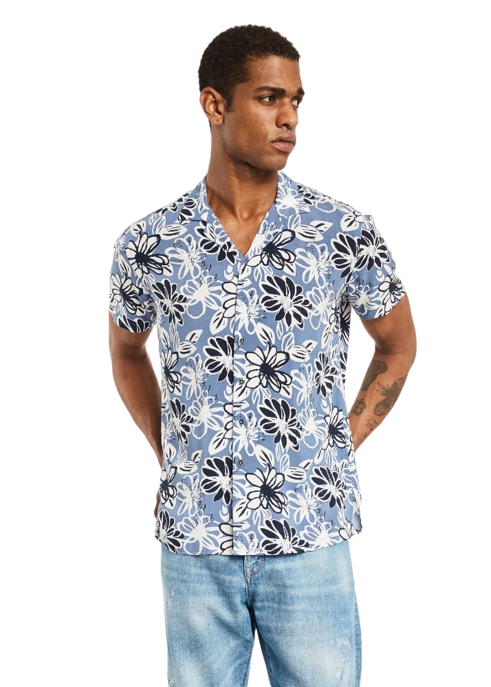 Camicia Manica Corta Uomo Gaudi   211GU45015