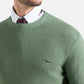 Maglione A Girocollo Uomo Harmont & Blaine Misto lana e cashmere, Regular Fit, Tinta unita, Finiture a costine, Made in Italy  HRR950030187