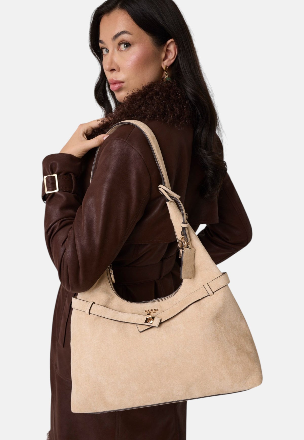 Borsa A Spalla Donna Guess Hobo Ella HWSG9754010