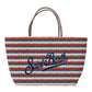 Borsa A Spalla Donna Mc2 Saint Barth Stripes Tris Crochet Tote Mid CRO0008