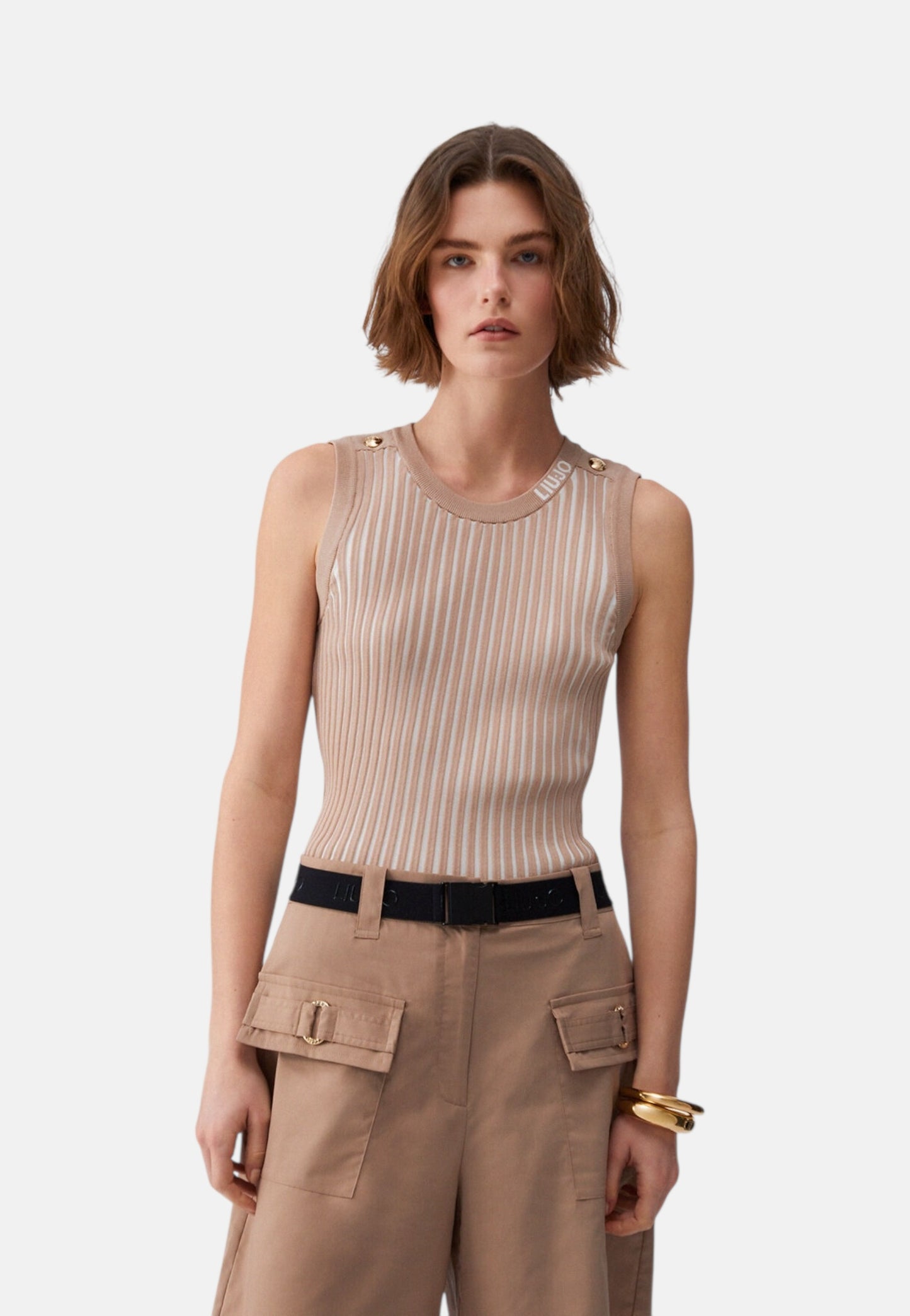Top  Donna Liu Jo In Maglia Eco Line TA6064MS55N