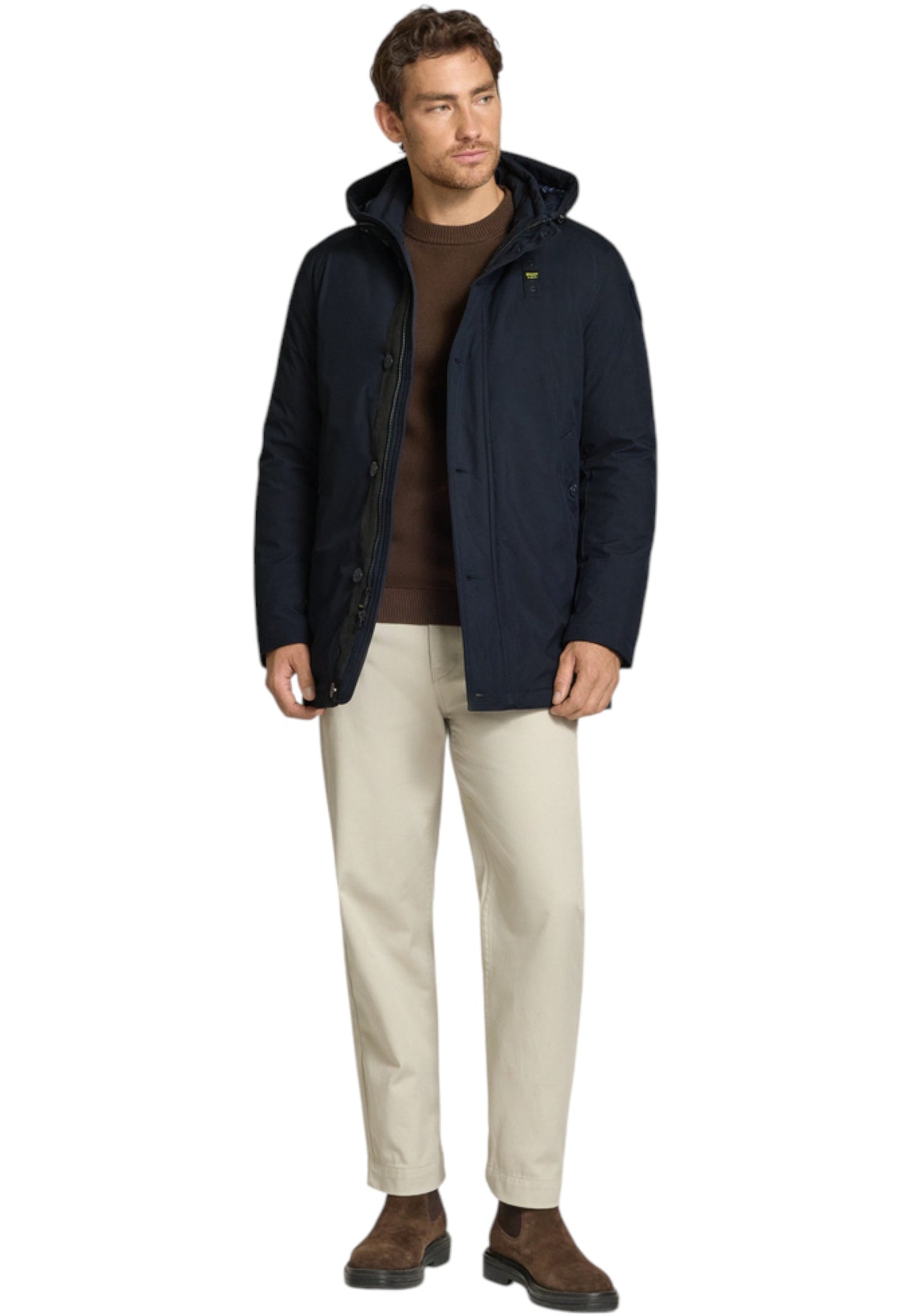 Cappotto Trench Uomo Blauer  Chester 25WBLUK03142
