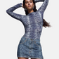 T-Shirt Manica lunga Donna Liu Jo Stampa Pitonata Special Snake UF6515J1624
