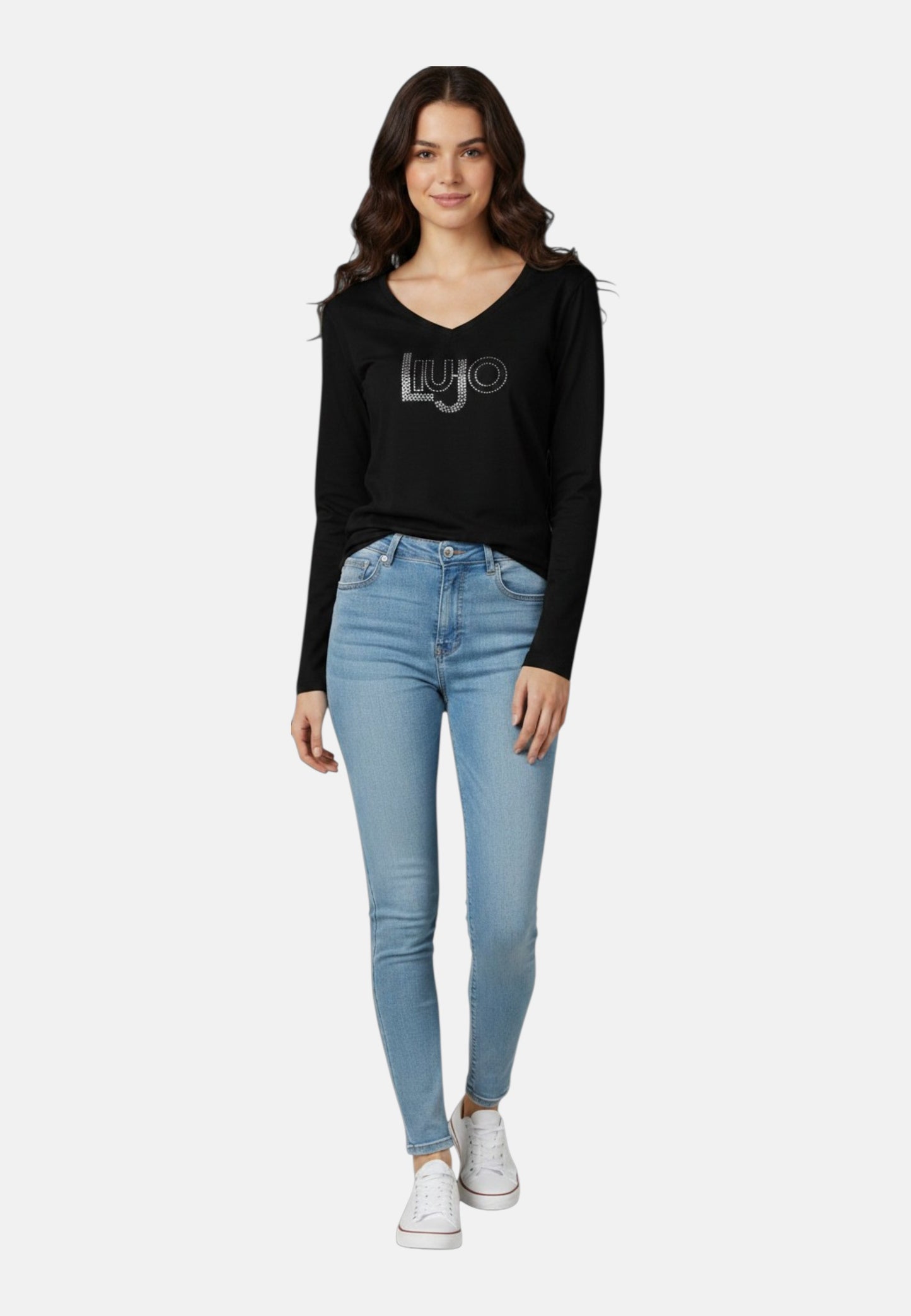 T-Shirt Manica lunga Donna Liu Jo LiuJo Rubber Eco Line TA6053JS003