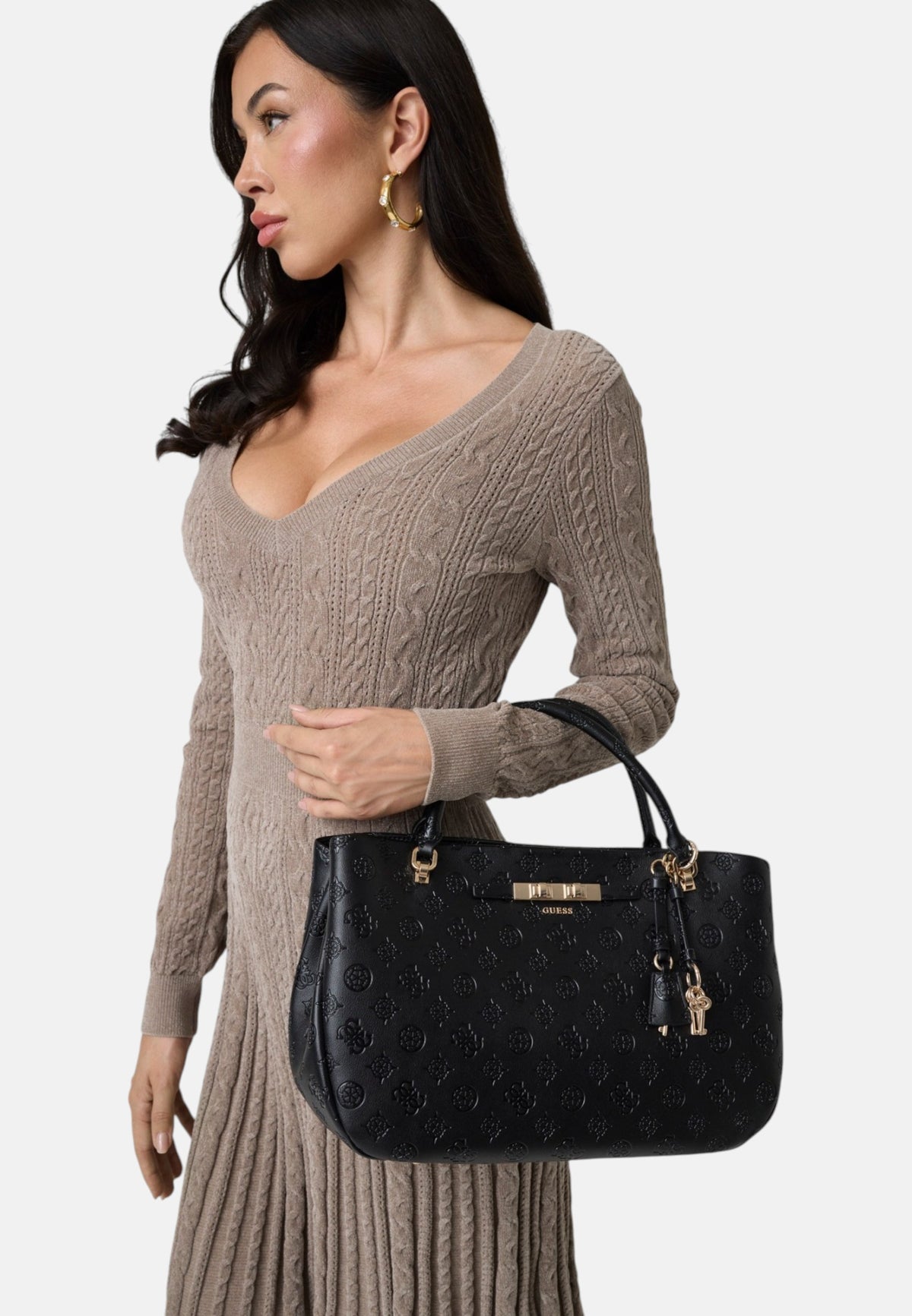 Borsa A Mano Donna Guess Girlfriend Satchel Carmella HWPD2225060