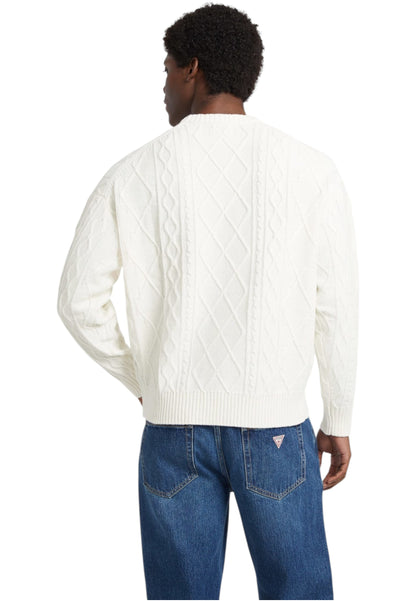 Maglione A Girocollo Uomo Guess  Gj Cable M5BR04Z0561