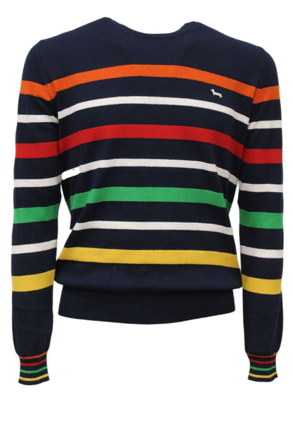 Maglia A Girocollo Uomo Harmont & Blaine Con Righe 3D  HRL639030763