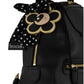Zaino  Donna Braccialini Zaino compatto, Singolo con tracolle regolabili, Chiusura con zip, Due tasche interne, una con zip e una aperta, Charm removibile con margherita e fiocco a pois, Dimensioni: 27 x 11 x 31 Cm Beth B19223YY