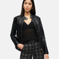 Giacca In Pelle Sintetica Donna Guess  Claudine Biker W6RL52WL850