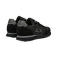 Sneakers Basse Uomo Sun68 Stile Running, Logo Ricamato, Nylon E Suede Tom Solid Z46101