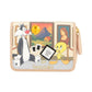 Portafoglio Con Zip Donna Braccialini Piccolo, Chiusura con zip, Stampa illustrata Looney Tunes, Dimensioni: 12 x 2.5 x 9 Cm Allround LT LT297LT