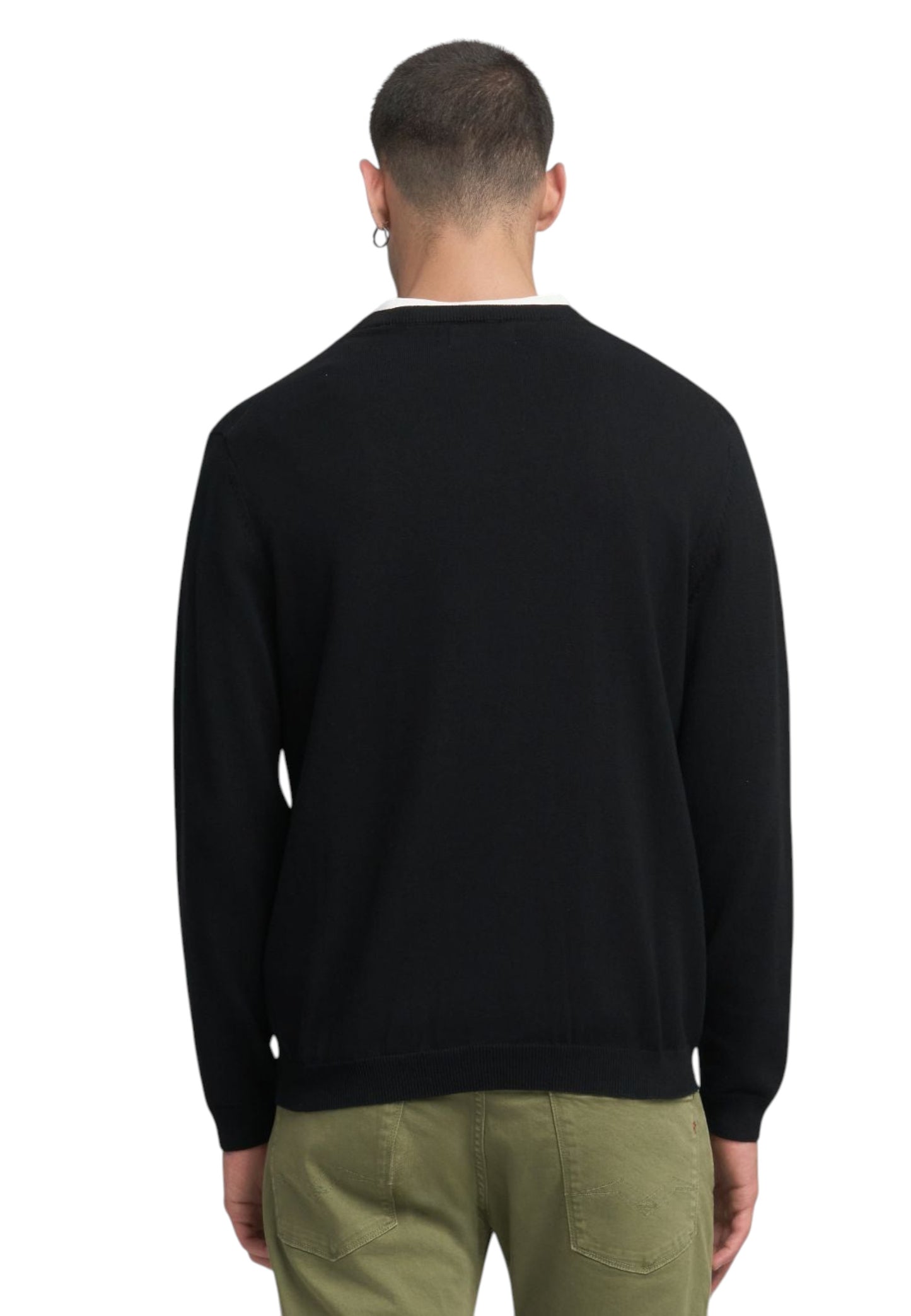 Maglia A Girocollo Uomo Replay Con Ricamo R  UK4851.000.G22578