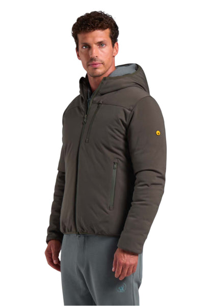 Piumino Corto Uomo Ciesse Piumini Con Cappuccio In Softshell Jayden 2.0 243CPMJ00125P2643E