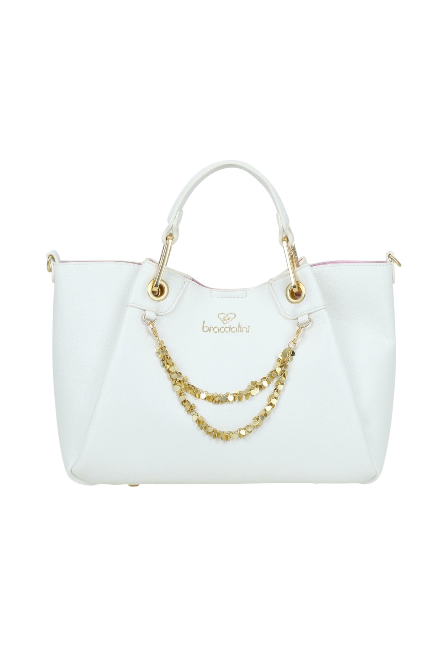 Borsa A Mano Donna Braccialini Medium Con Doppio Manico Con Tracolla Amy B18811YY