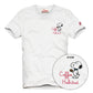 T-Shirt Manica Corta Uomo Mc2 Saint Barth Stampa E/O Ricamo Frontale Snoopy Coffee Portofino POT0001