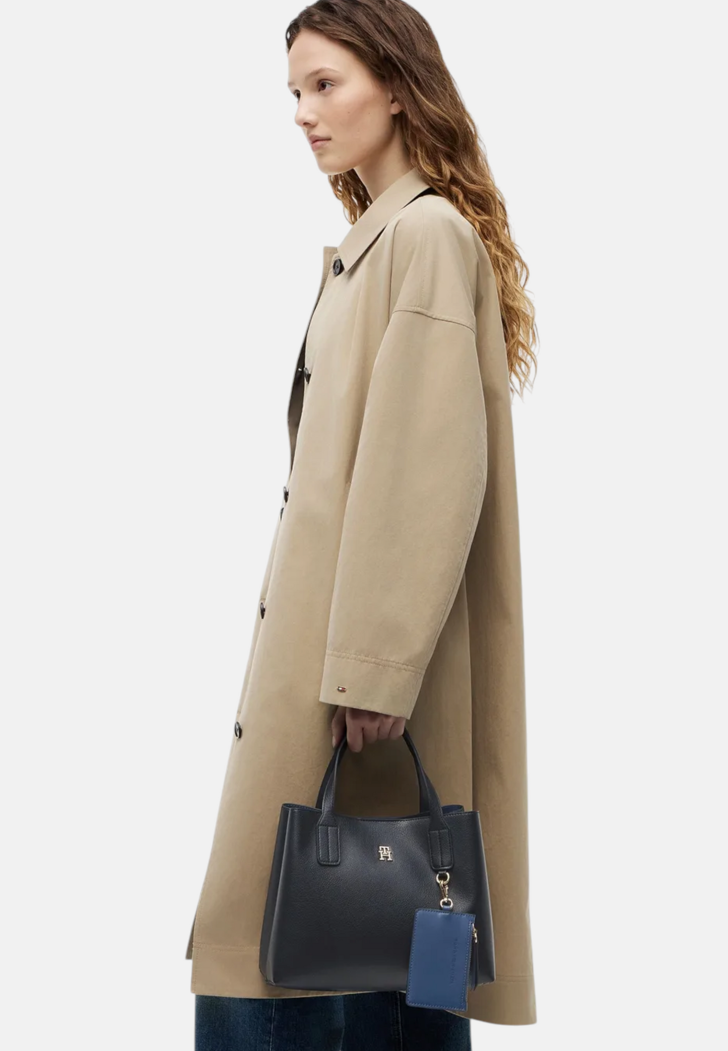 Borsa A Mano Donna Tommy Hilfiger Mini Satchel Th Icon AW0AW18722