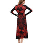 Vestito Lungo Donna Desigual Motivo geometrico, Fit regular, Manica lunga, Collo alto Atenas 26WWVK17