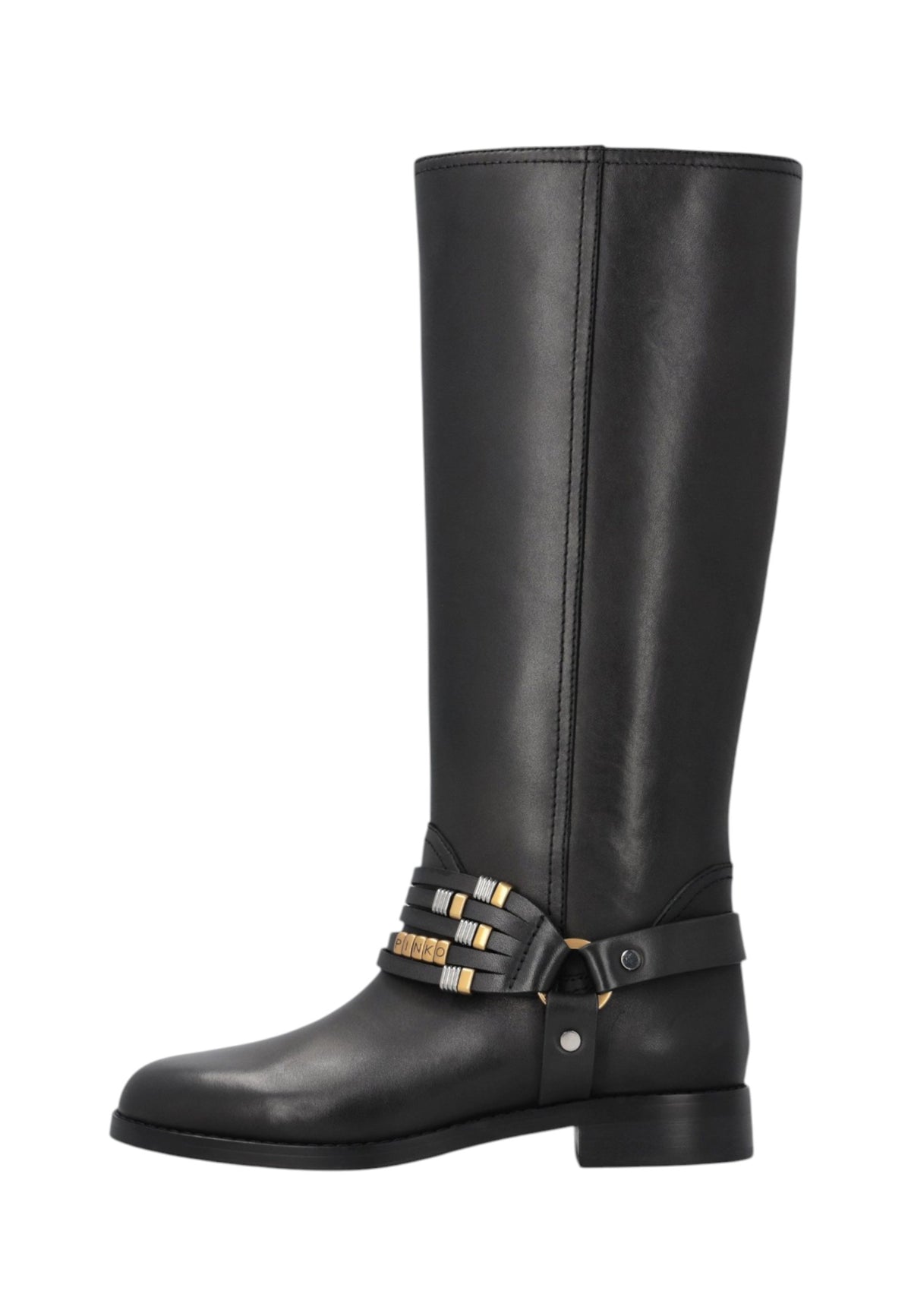 Stivali  Donna Pinko Con Cinturino E Fibbia, Fondo Carrarmato Cheval 01 SD0583P001