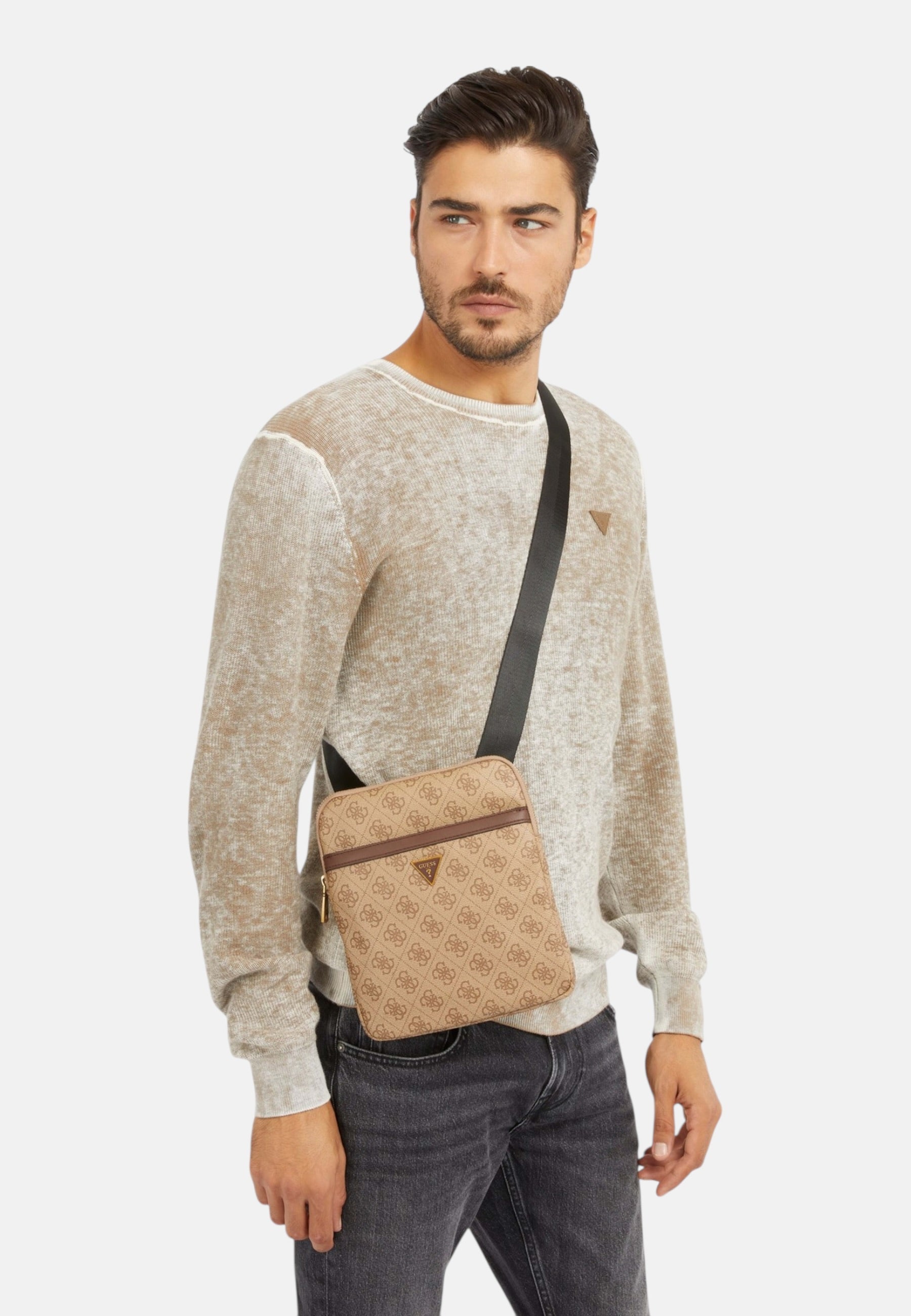Borsa A Tracolla Uomo Guess Crossbody Flat Milano HMEVZLP2223