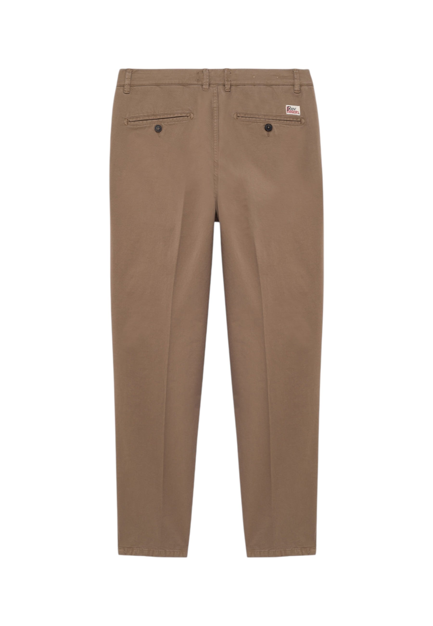 Pantaloni Carrot Fit Uomo Roy Roger's In Gabardina Elasticizzata Day Off Read RRU105C9250112