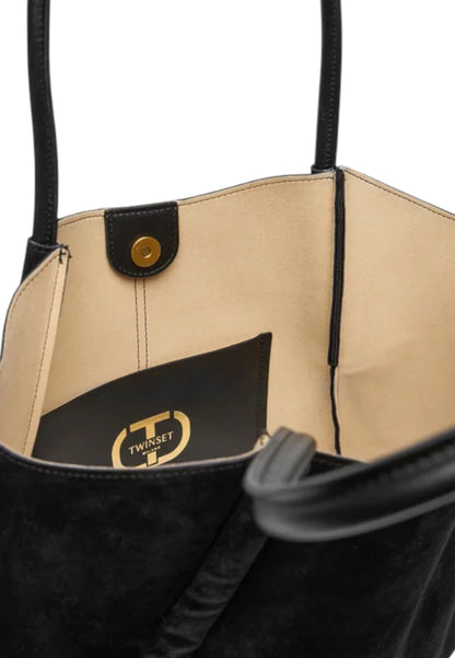 Borsa A Spalla Donna Twinset Tote In Pelle Grande Doppio Manico Con Nodo  252TD8350