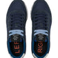 Sneakers Basse Uomo Sun68 Stile Running, Logo Ricamato, Nylon E Suede Tom Solid Z46101