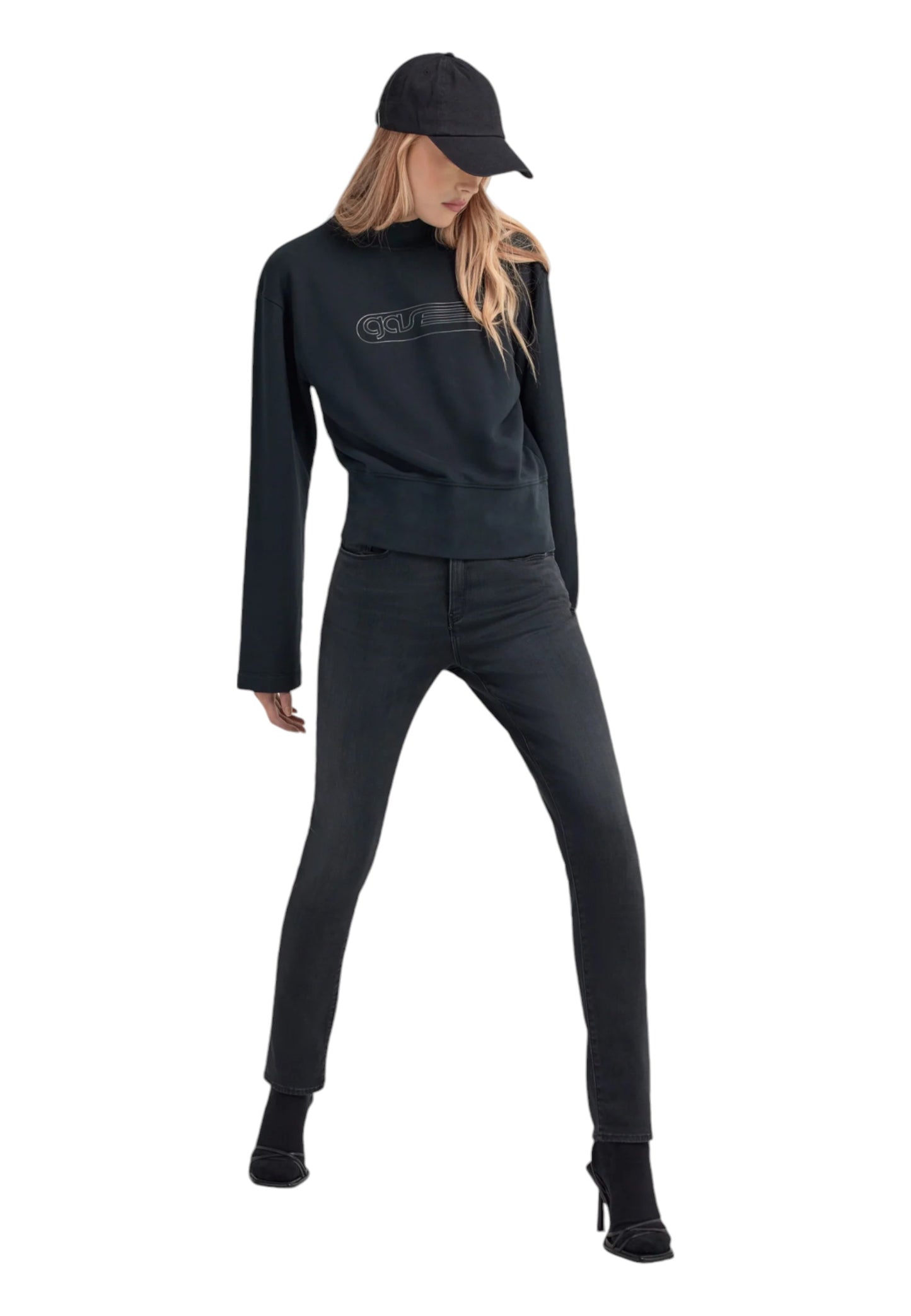 Felpa A Girocollo Donna Gas Cropped "Jadda""Gas""" 555802185111