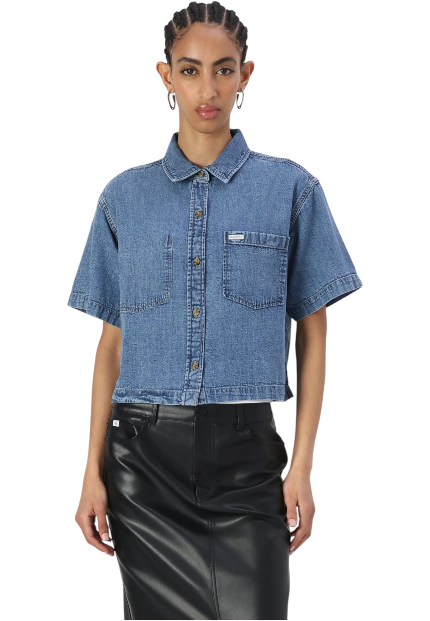 Camicia Manica Corta Donna Guess