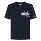 T-Shirt Manica Corta Uomo Mc2 Saint Barth Stampa/Ricamo Fronte E Retro Cpt Dylan Duck Portland PRL0002