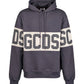 Felpa Con Cappuccio Uomo Gcds Puro cotone, fascia logo su petto e maniche, tasca a marsupio, polsi e fondo a costine, vestibilit� regular Band Logo Hoodie Z0MLQE138F004