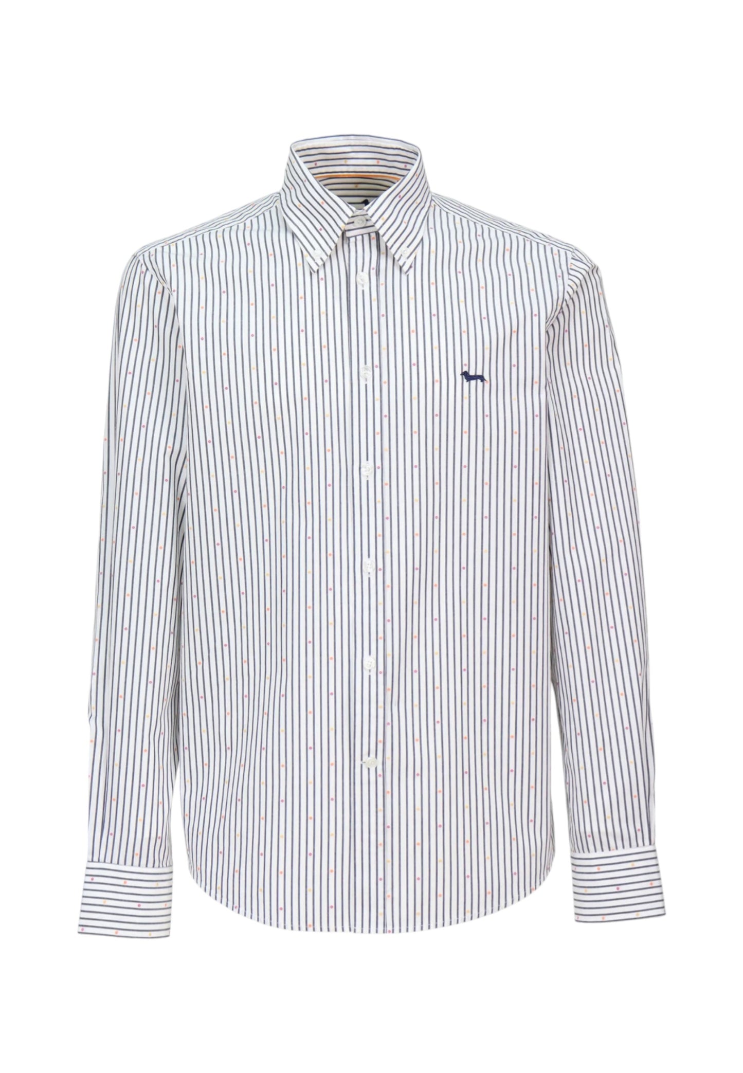 Camicia Manica lunga Uomo Harmont & Blaine A Righe E Micro Fantasia  CRQ001013696B