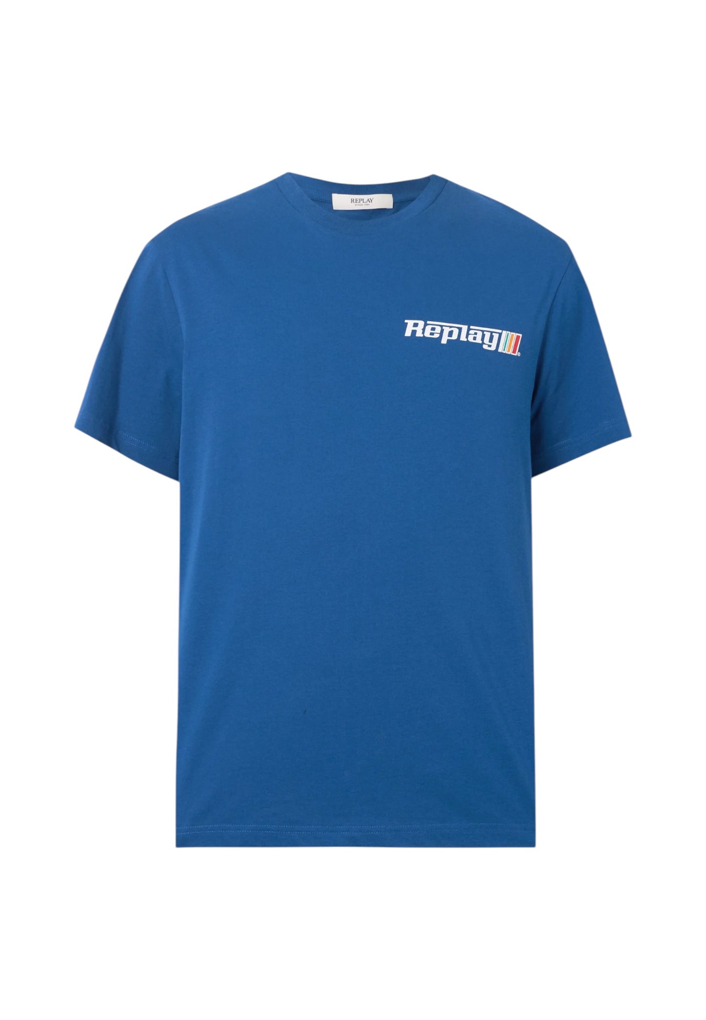 T-Shirt Manica Corta Uomo Replay In Jersey Con Grafica Logo  M3329 .000.2660