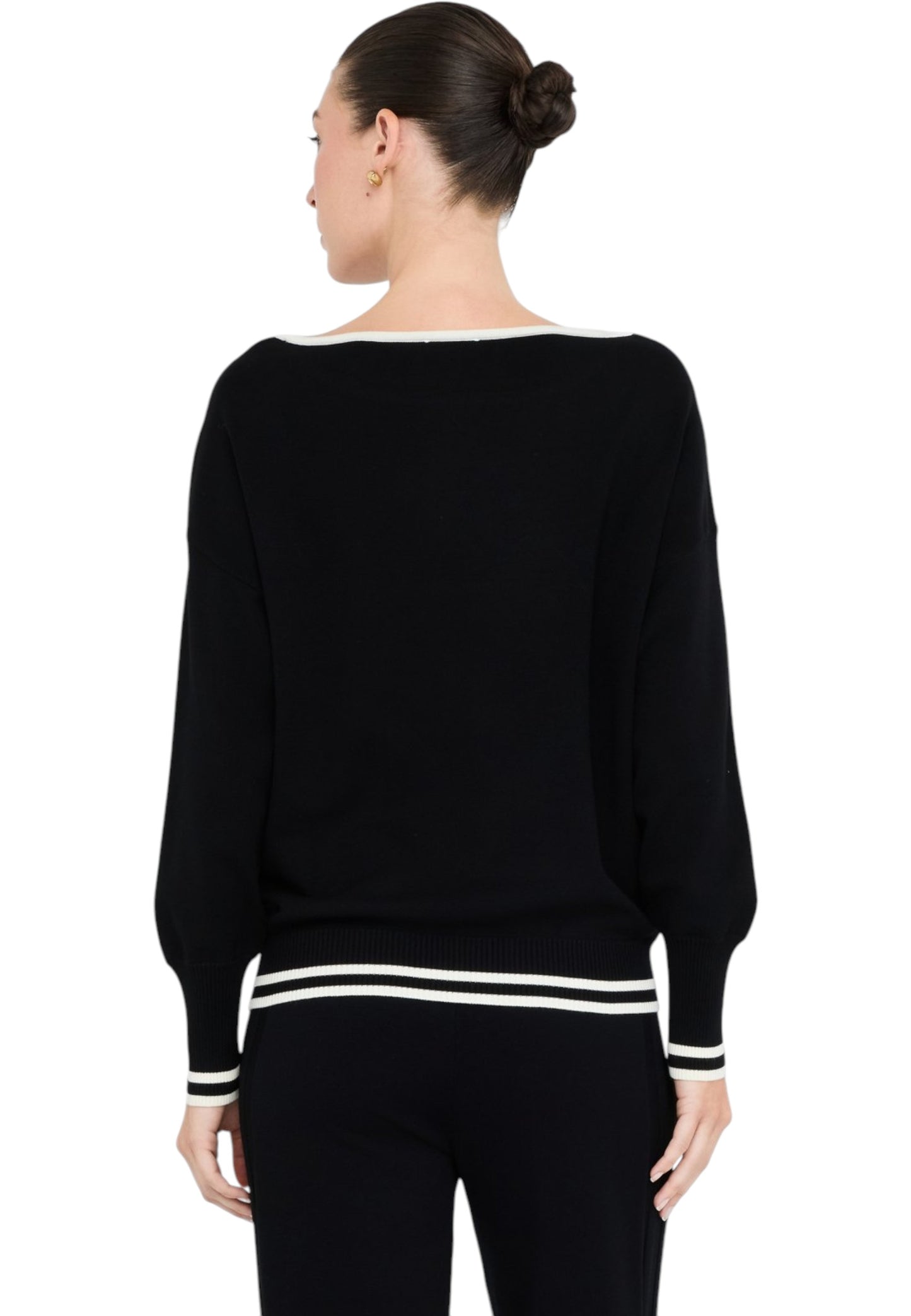 Maglia Scollo A Barca Donna Liu Jo   TF5206MS63L