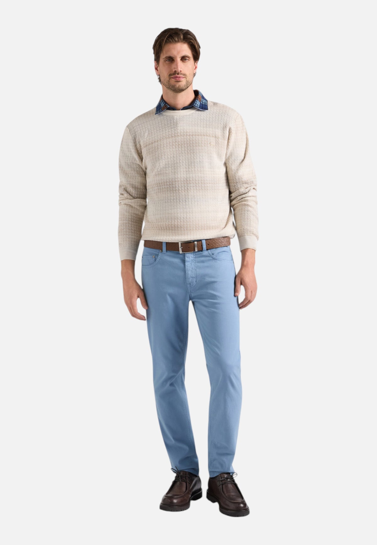 Maglione A Girocollo Uomo Harmont & Blaine Lavorazione 3D, Dettaglio stampato, Regular Fit, Filato caldo, Made in Italy, Logo Harmont & Blaine  HRR962030277